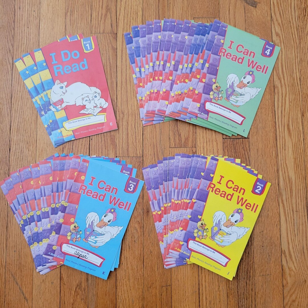 Abeka Basic Phonics Reading Program Books Level 1 2 3 4 Daycare ...