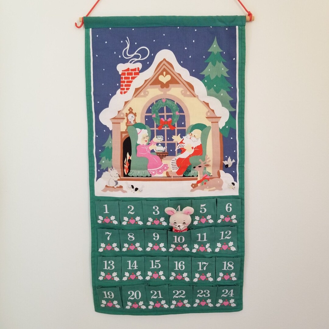 Avon Mouse Christmas Advent Calendar Countdown Holiday Wall Etsy