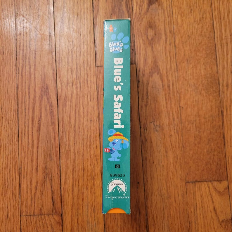 Blues Clues VHS Tape Blues Safari Educational Kids Entertainment 2000 ...