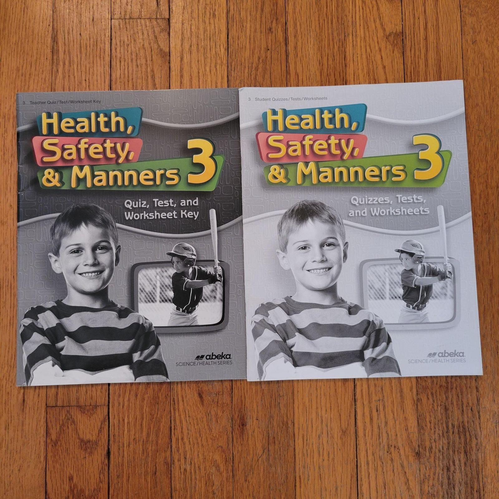 Abeka Health Safety Manners Grade 3 Student Quiz Test Worksheet Key Set ...