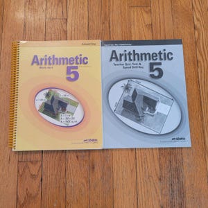 Abeka Arithmetic 5 Text Answer Key Quiz Test Key Set Grade 5 Homeschool Learning