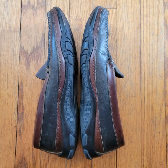 Allen Edmonds Boulder 11 3E Brown Black Leather Slip on  display picture 2