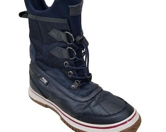 Pajar Canada Waterproof Snow Boots Blue 5 5.5 Tex Membrane -30C Seam Sealed