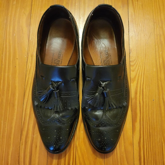 Allen Edmonds 9.5C Black Dress Shoes Tassel Kiltie ARLINGTON  display picture 1
