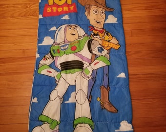 Toy Story Disney Youth Sleeping Bag vintage années 90 Cadeau Camping Extérieur