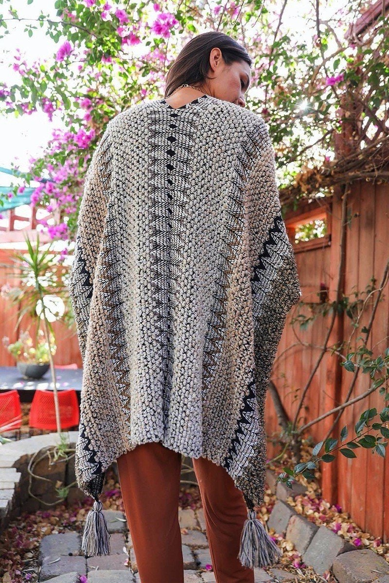 Woman's Poncho Winter Cape Poncho One Size Fits Most - Etsy