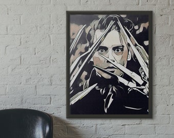 Johnny Depp Poster Etsy