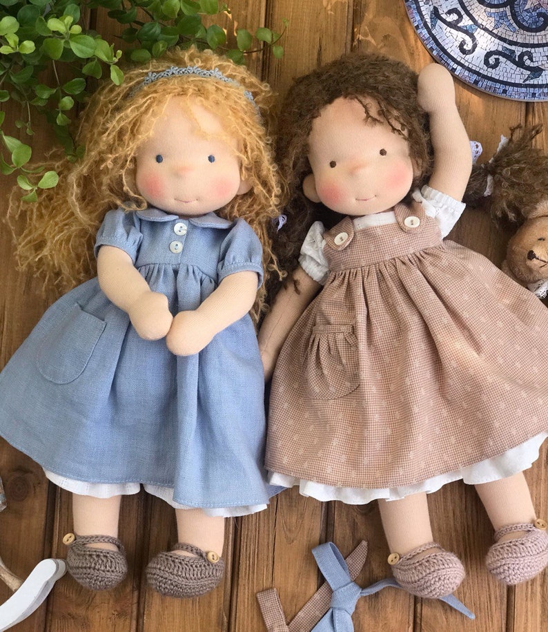 Video tutorial on making a Waldorf Doll with a PDF Pattern Video Instructions for a 14-inch doll Fabric Doll INSTANT DOWNLOAD image 4