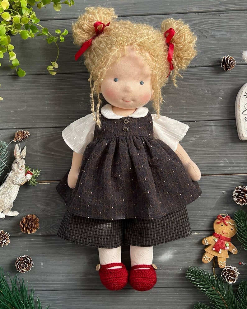 Video tutorial on making a Waldorf Doll with a PDF Pattern Video Instructions for a 14-inch doll Fabric Doll INSTANT DOWNLOAD image 3