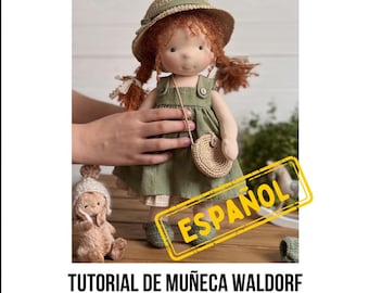 Videotutorial para hacer una muñeca Waldorf con patrón PDF Instrucciones en video para una muñeca de 14 pulgadas Muñeca de tela
