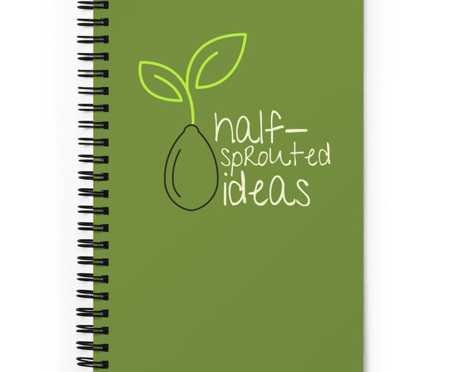 Half-Sprouted Ideas Notebook