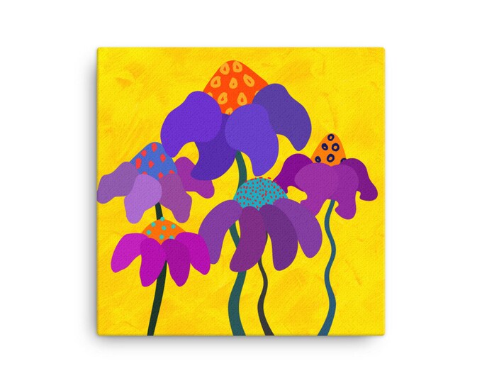 Coneflower Garden Canvas