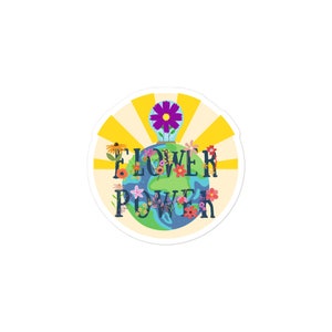 Flower Power Sticker
