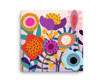 Whimsical Garden Canvas