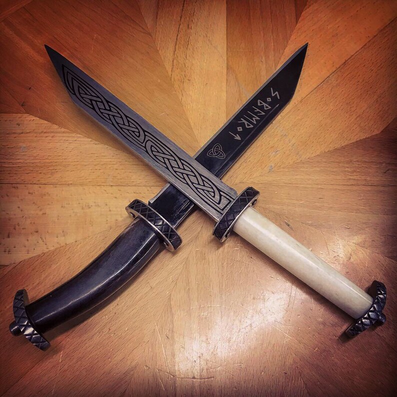 Sax Custom Designed Seax Short Sax Viking Knife Etsy