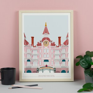 Disneyland Paris Hotel Art Print | Disney