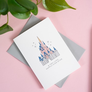 Happily Ever After Castle Card | Personalised