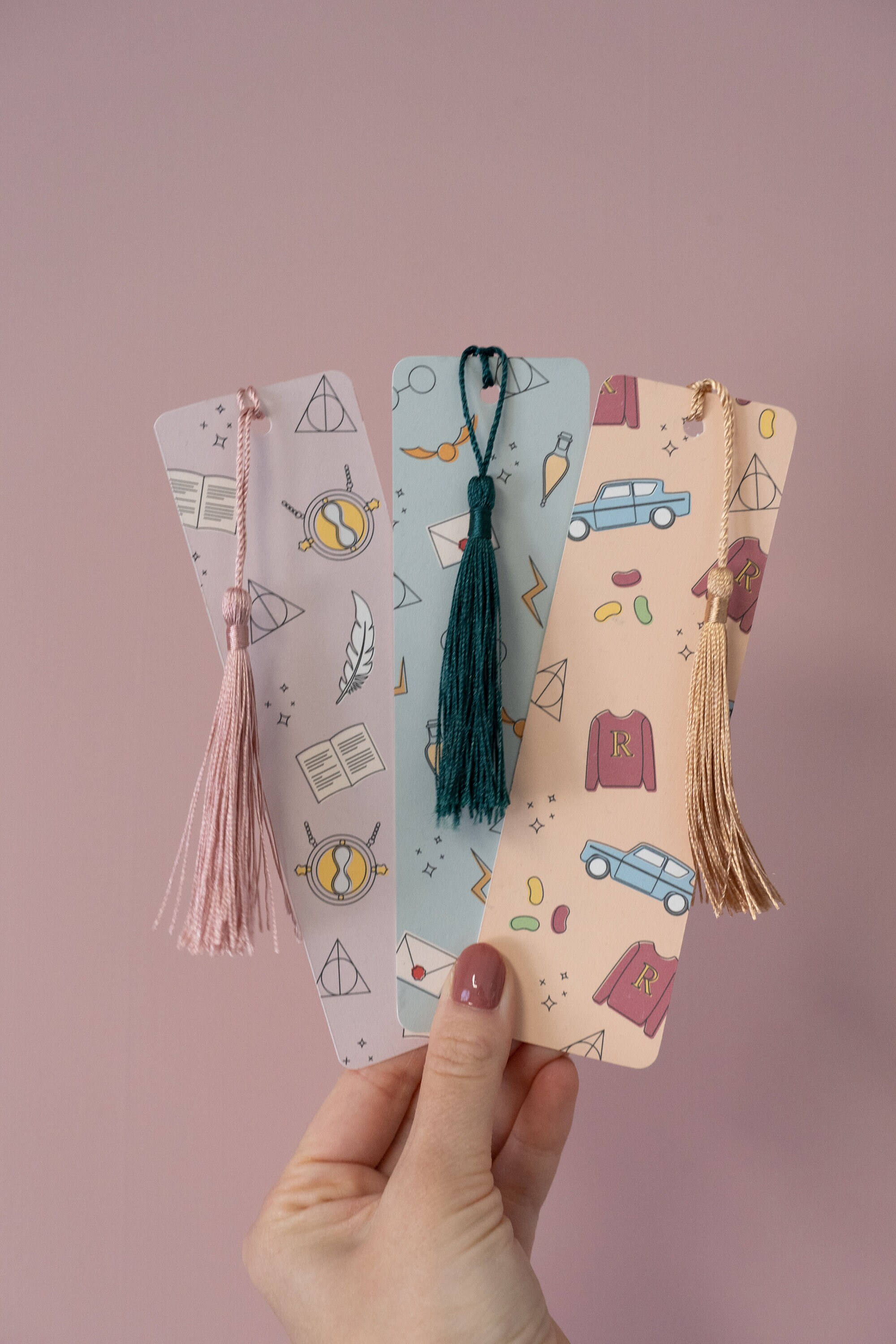Wizard Character Bookmarks | Harry, Ron, Hermione