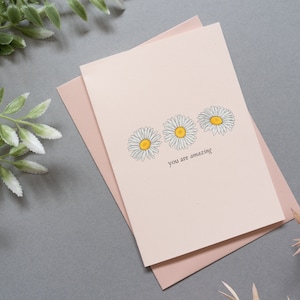 Carte Daisy You Are Amazing pour la fête des mères, merci