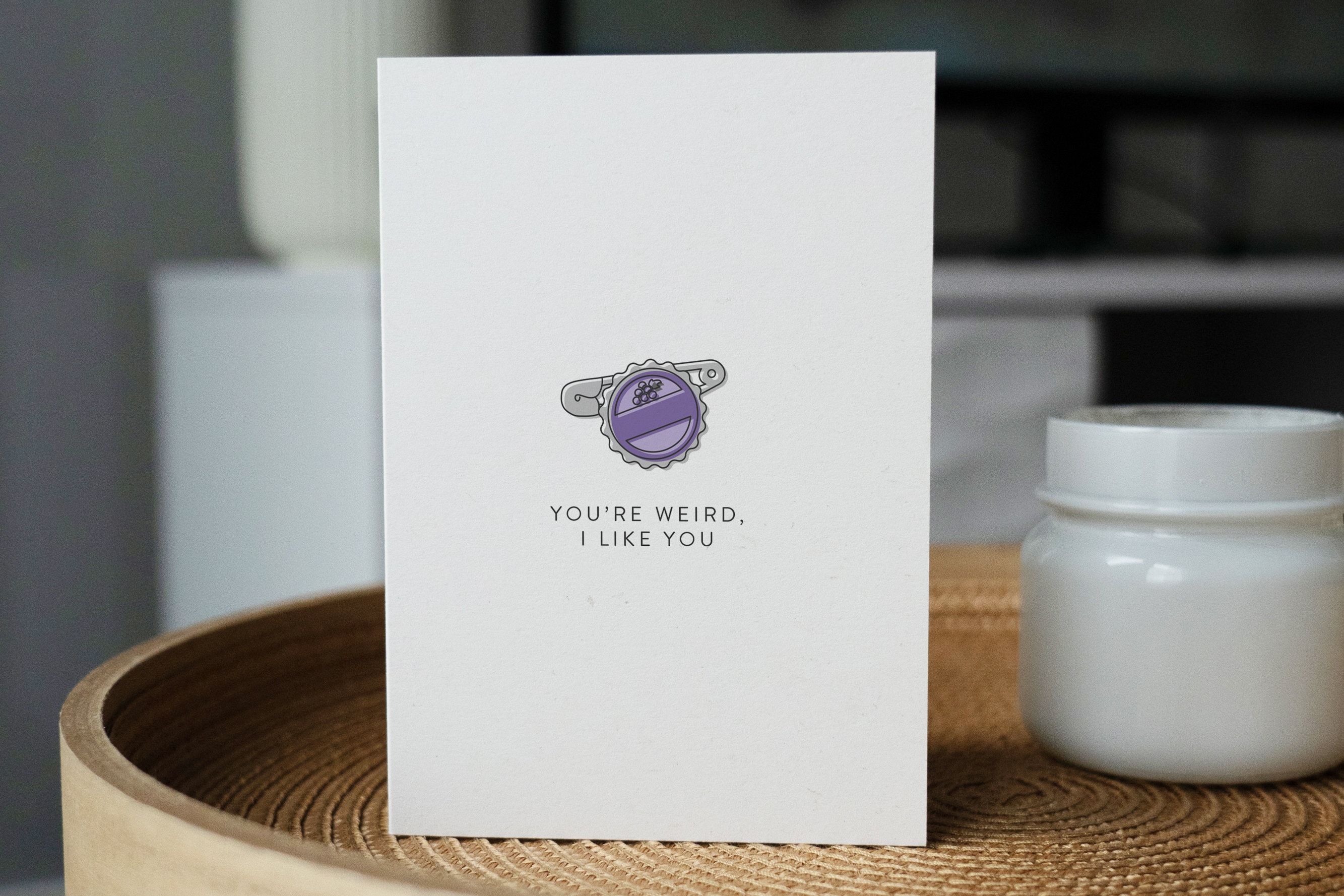 You're Weird I Like You Card Disney up Valentines - Etsy