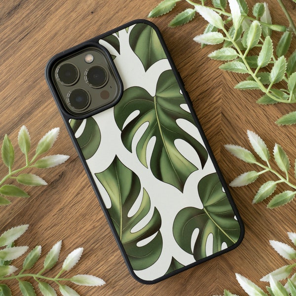 Swiss Cheese Plant Pattern Phone Case | iPhone, Samsung & Google Pixel