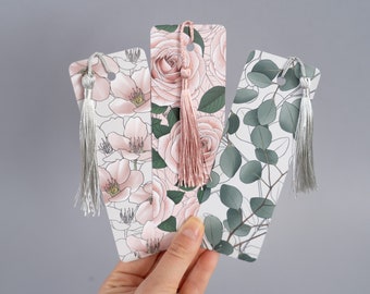 Floral & Botanical Bookmark Set | Set of 3 Bookmarks
