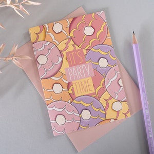 Carte Biscuit Anneaux de fête