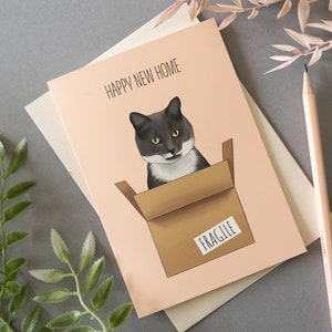 箱の中の猫 ハッピーニューホームカード
