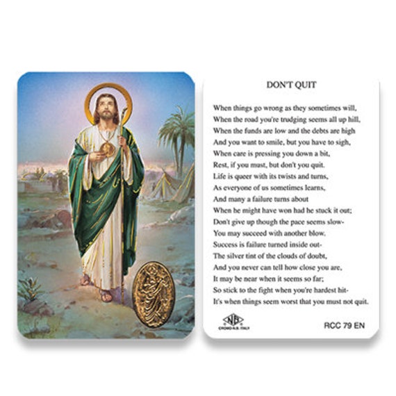 25Pkg Saint Jude Wallet Size Prayer Card English Art & Collectibles