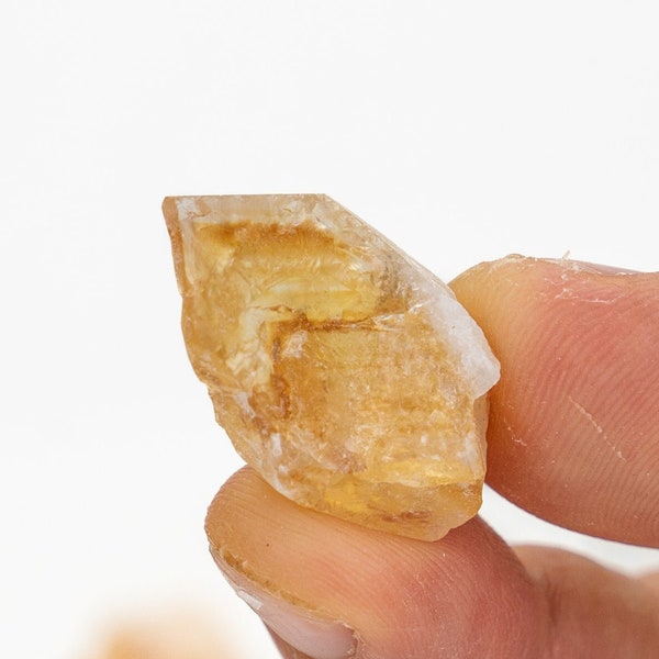 Beautiful genuine Citrine raw mini points thousand layer natural Citrine, Genuine, not heat-treated gemstone, mineral