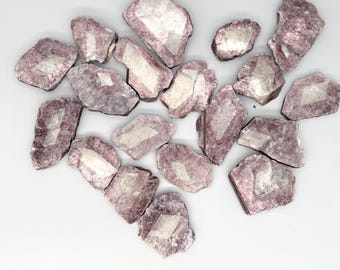Gemmy Lepidolite with Muscovite slices, rare find, Lepodilote mineral, Gemstone Healing crystal