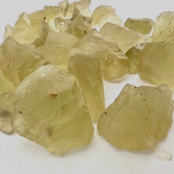 Raw, Genuine, Rare Libyan Desert Glass - Rare Crystal Healing Stones, Crystals, and Mineral Collection -Quartz and Moldavite Healing Crystal