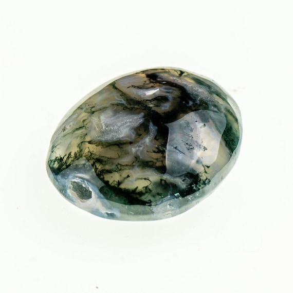 TOP Quality Druzy Moss Agate Palm Stones, 6-7 cm green gemstone, Reiki crystal