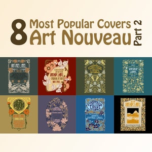 Ramki Art nouveau Ilustracje wektorowe - 8 Najpopularniejszych - część 2