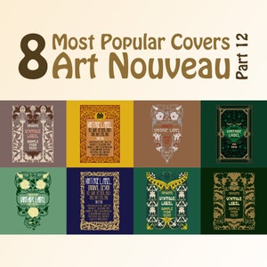 8 najpopularniejszych okładek wektorowych: Art nouveau - część 12