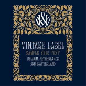 Capas vetoriais Art Nouveau, clipart Art Nouveau, rótulo vintage Art Nouveau, ilustração Art Nouveau, PSD, AI, SVG, Art Déco