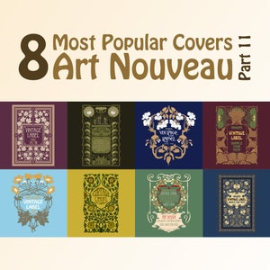 8 najpopularniejszych okładek wektorowych: Art nouveau - część 11