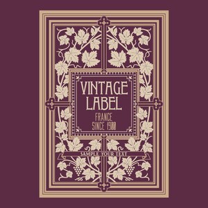 Portadas vectoriales Art Nouveau, imágenes prediseñadas Art Nouveau, etiqueta vintage Art Nouveau, ilustración Art Nouveau, PSD, AI, SVG, Art Déco
