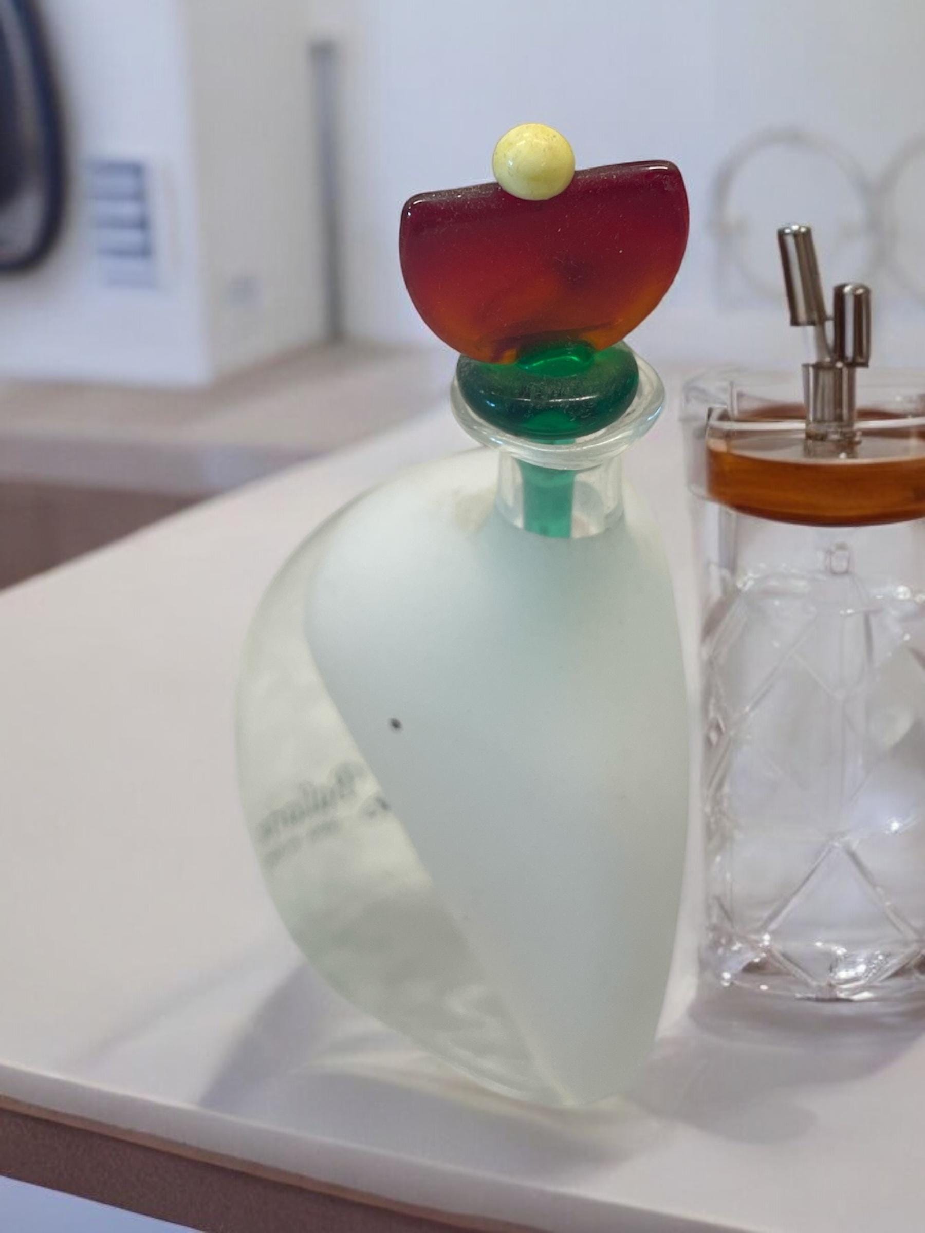 Vintage F. & M. Ballarin Murano Glass Perfume Bottle W/ Glass