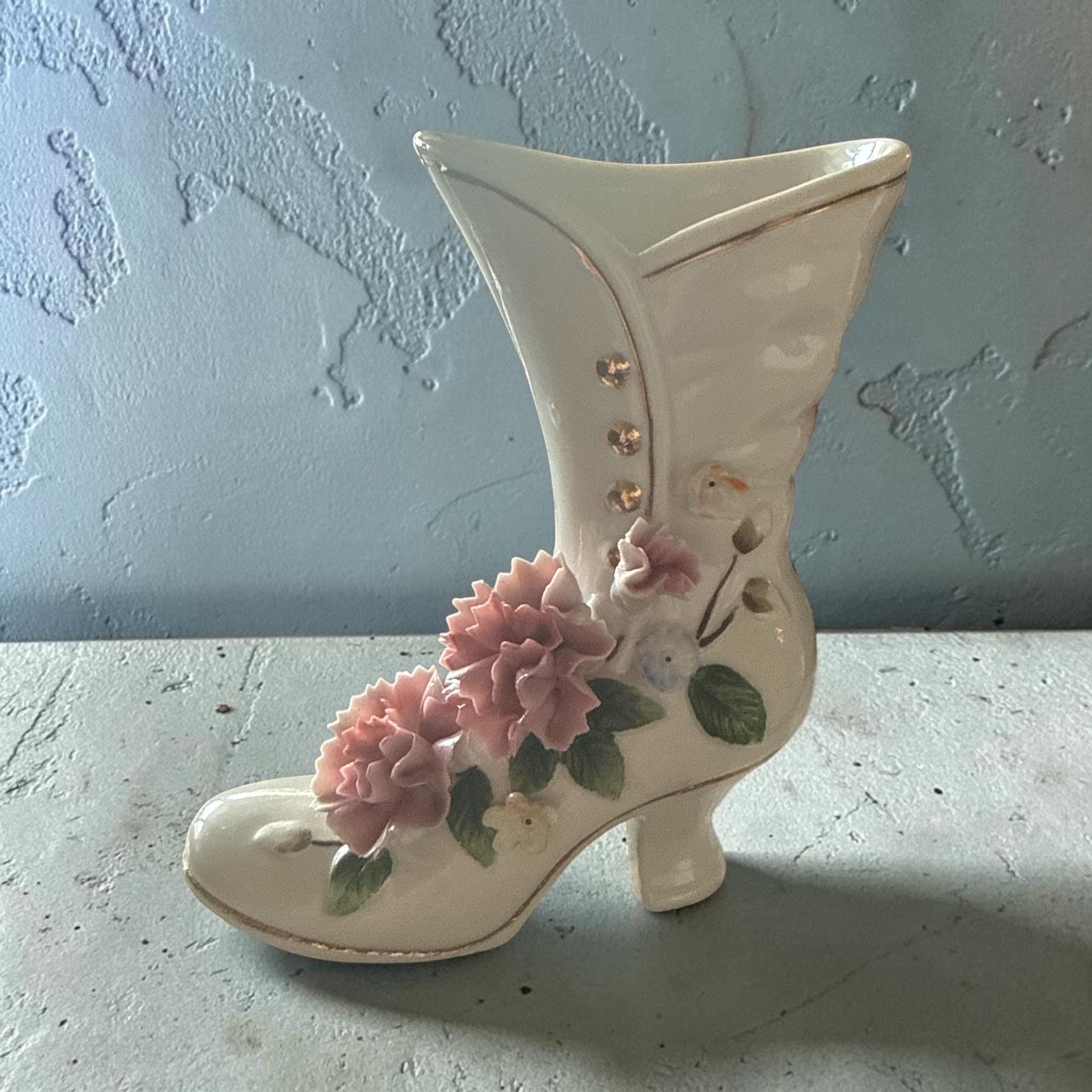 High Heel Shoe Flower Vase - Etsy