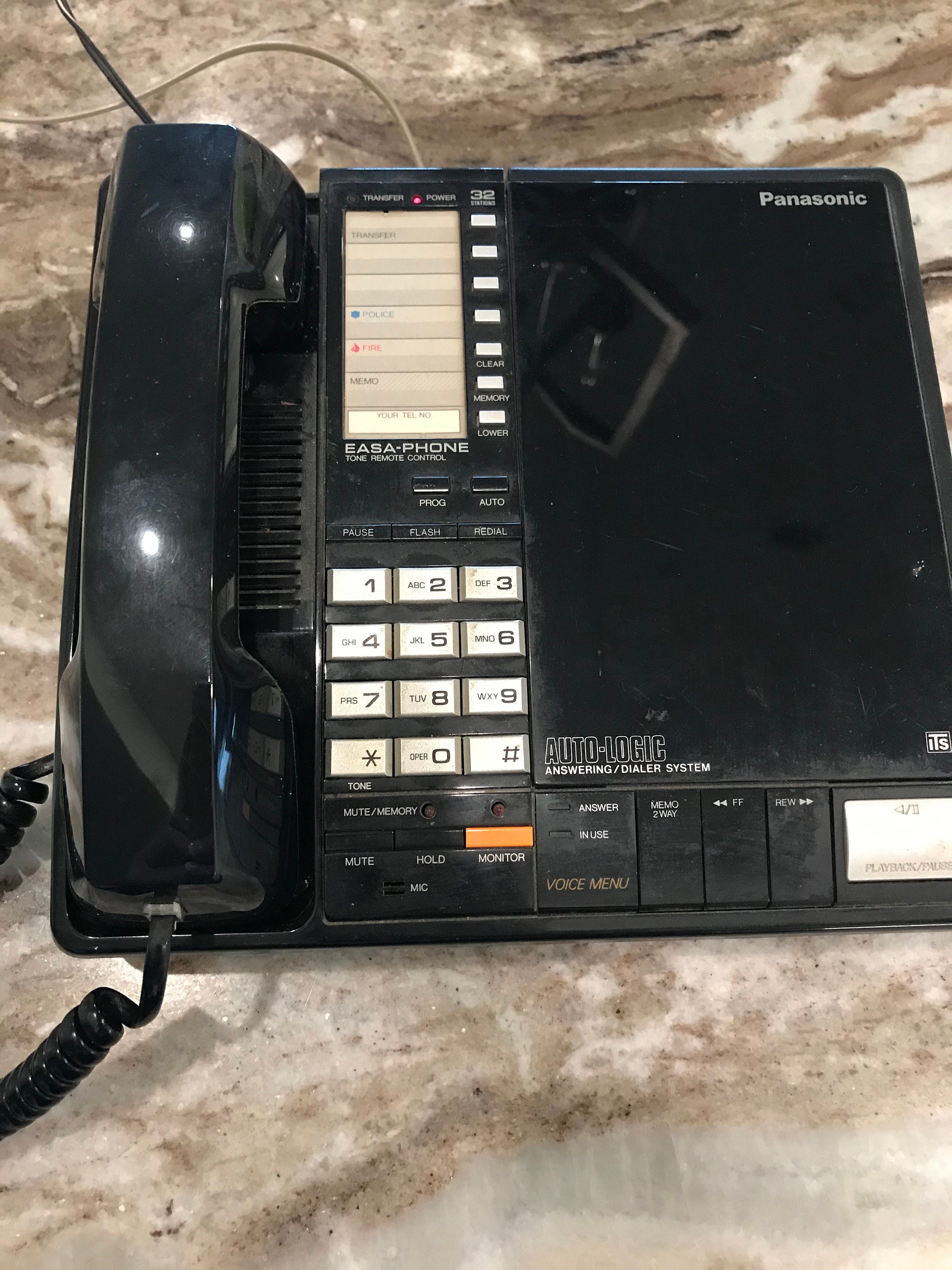 Vintage Panasonic Easa-phone Auto-logic Answering Machine | Etsy