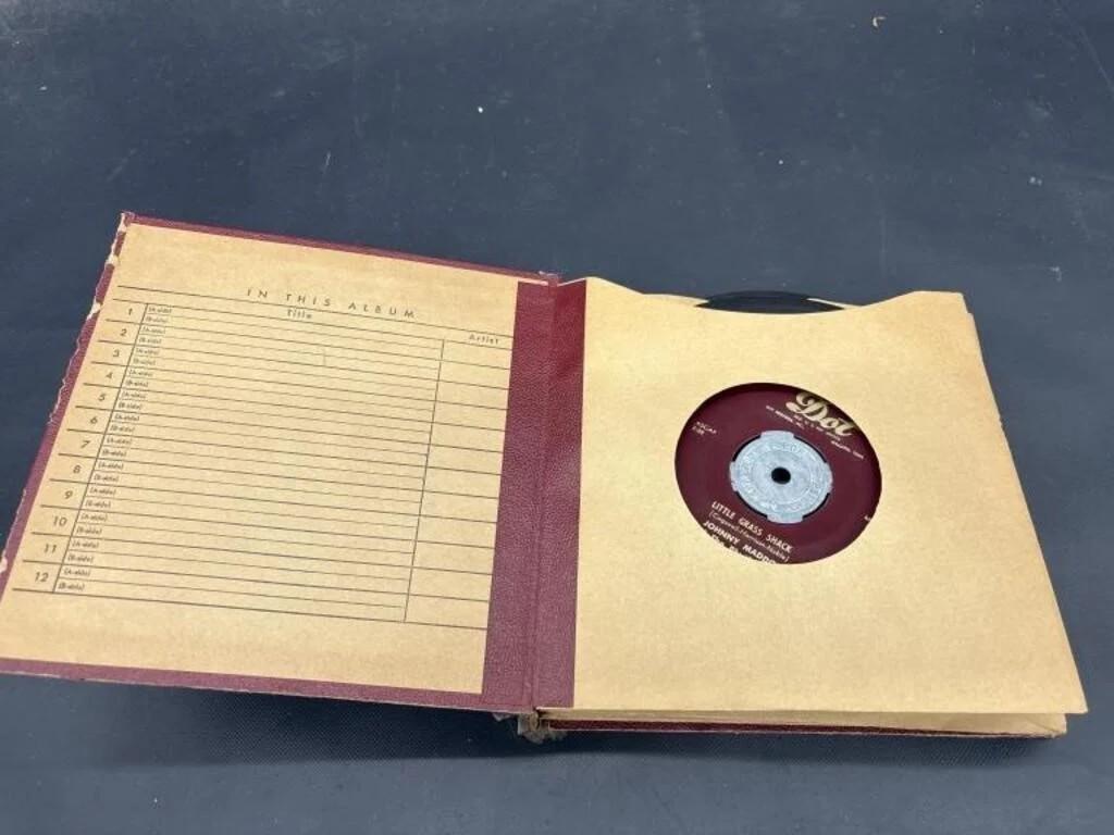 45 Rpm Storage Book - Etsy