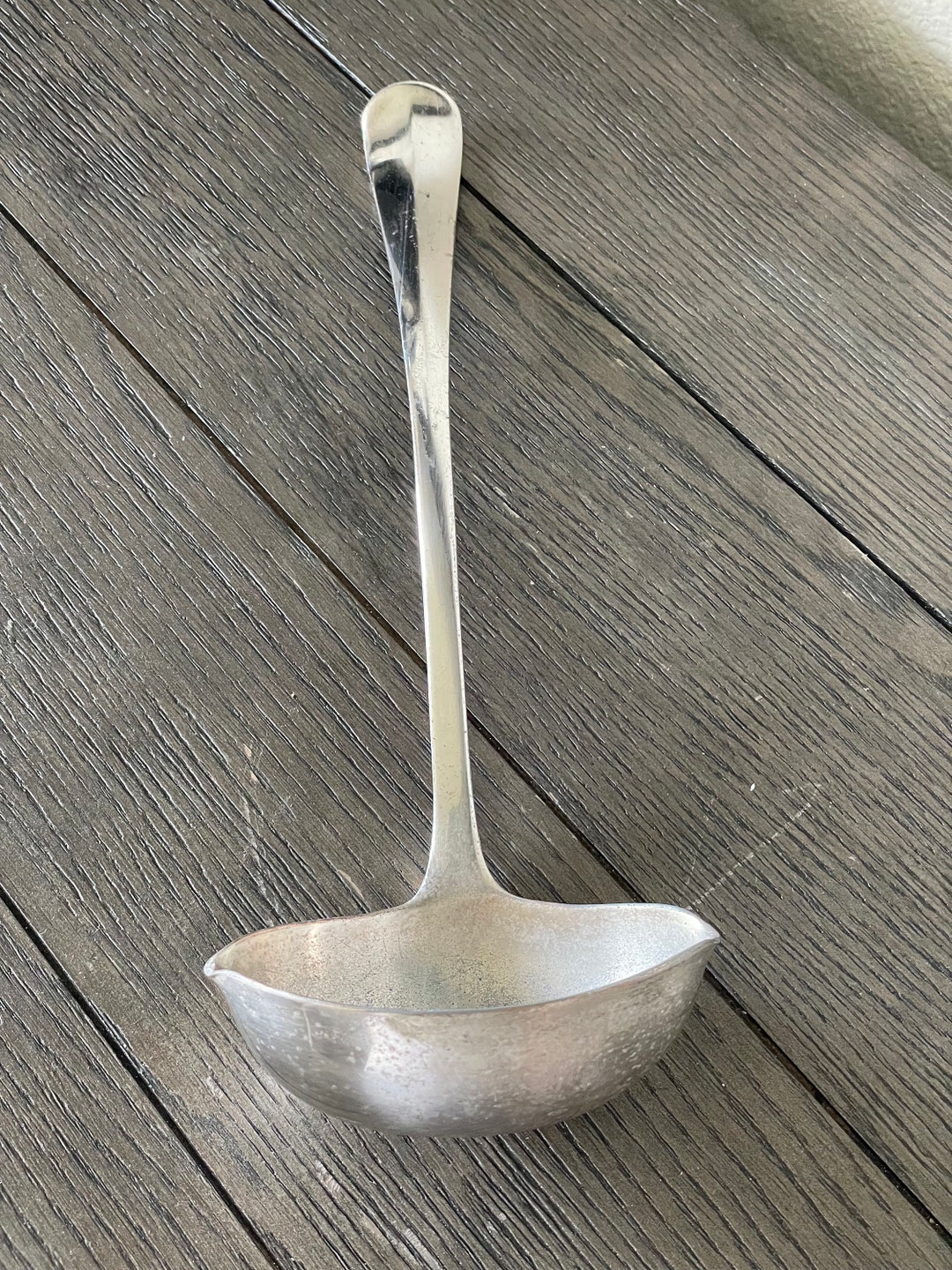 Vintage 13 Silver Ladle or Punch Bowl Soup Serving Spoon Etsy
