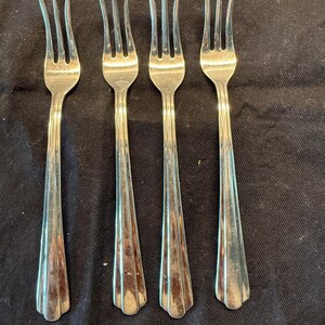 Hampton Silversmiths Shelby Flatware – Stainless Steel Glossy Silverware, Used Condition-935059