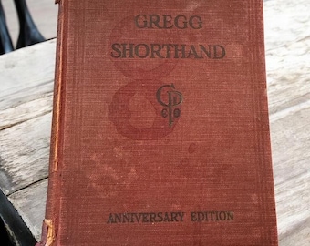 Gregg Shorthand A light line Phonography For The Million Anniversary Edition