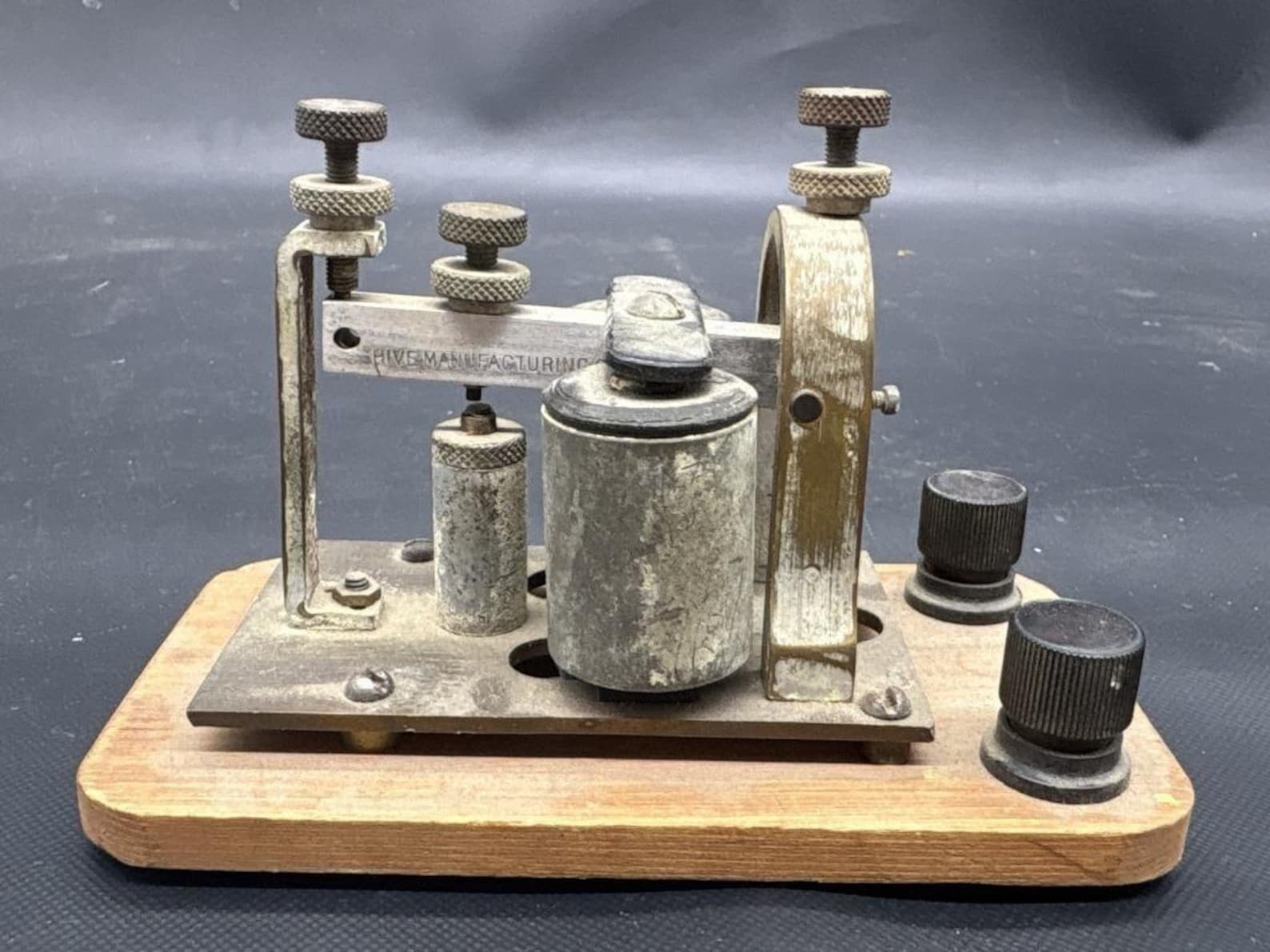 Vintage Hive Manufacturing Telegraph Sounder • 1930s Morse Code ...