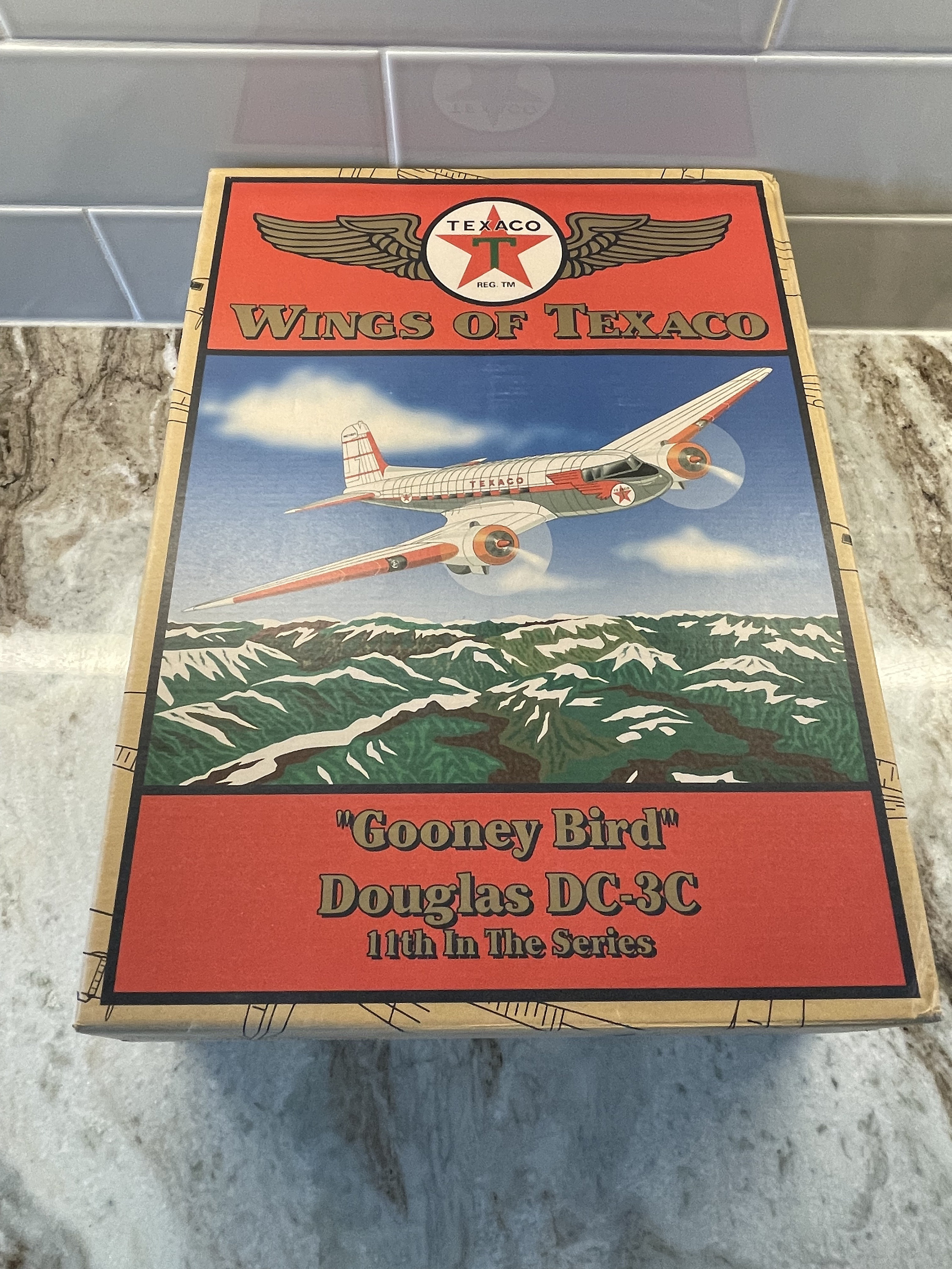 Wings of Texaco Gooney Bird Douglas Dc-3c Ertl 11th in The Series Ship 
