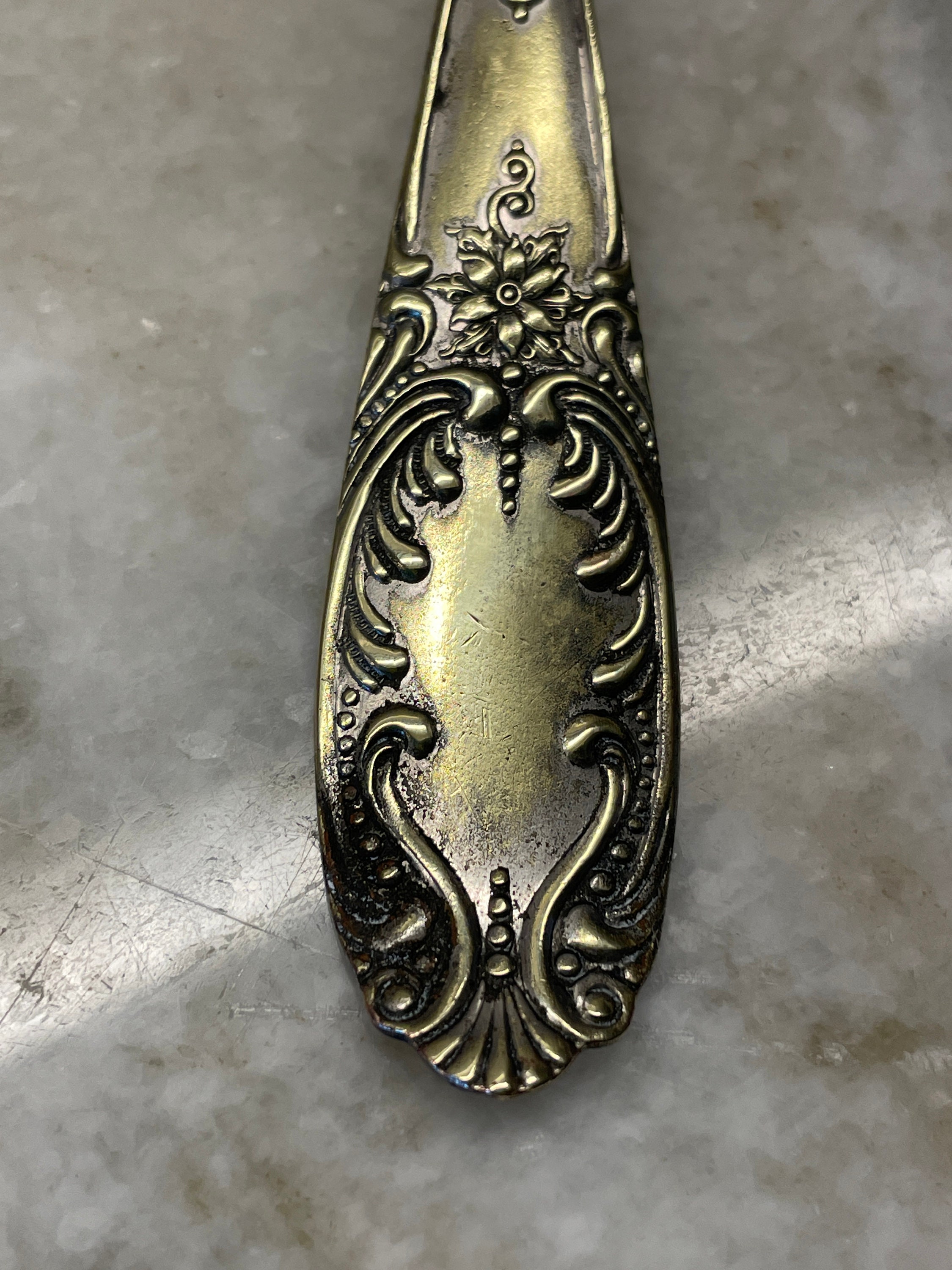 Vintage Crown Silver Plate Co Sugar Shovel Spoon 1911 Pattern Etsy