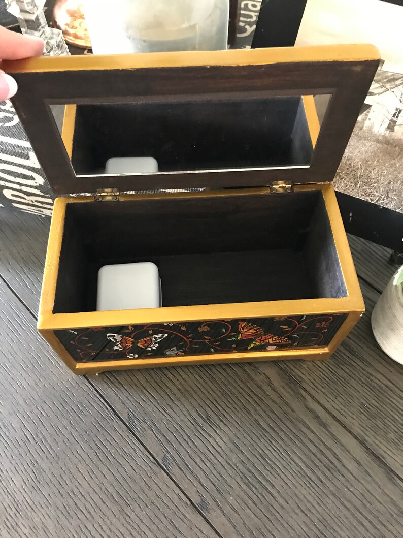 Sankyo Beautiful Butterfly Jewelry Music Box CIAP Made in Peru Etsy