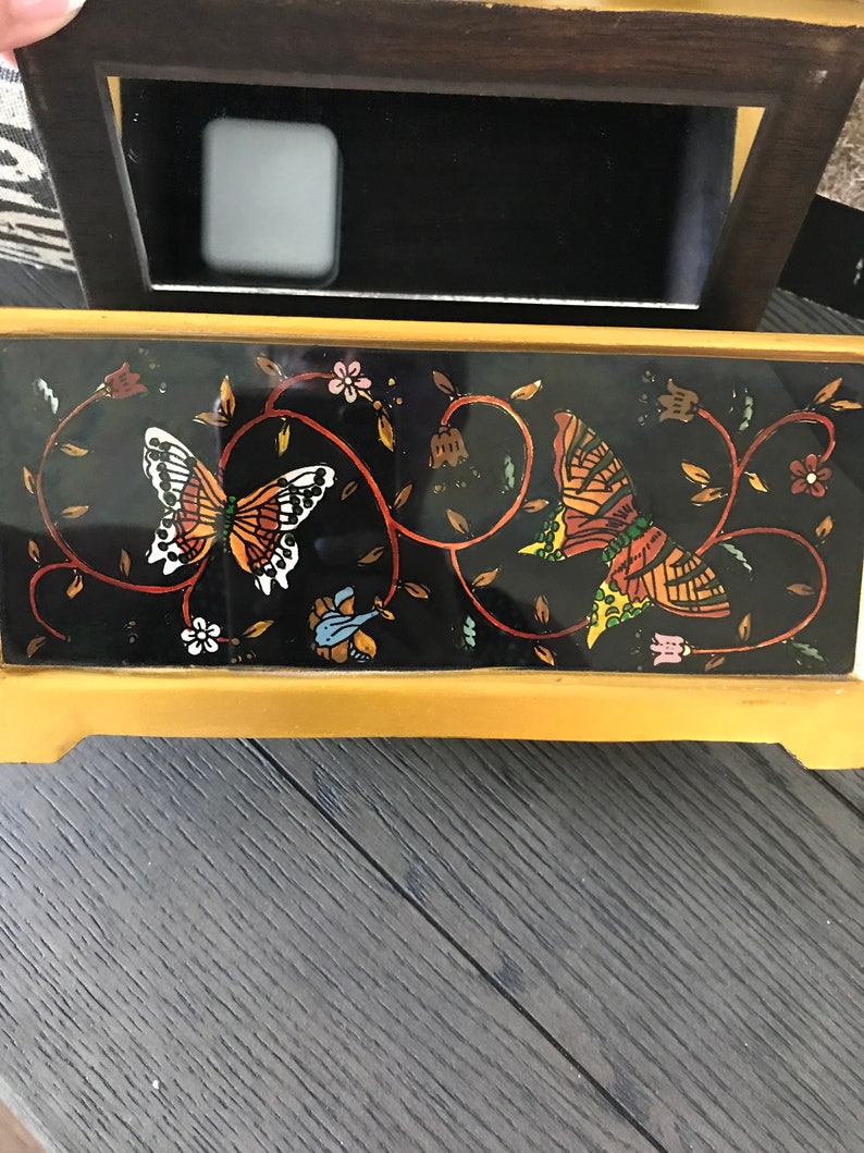 Sankyo Beautiful Butterfly Jewelry Music Box CIAP Made in Peru Etsy